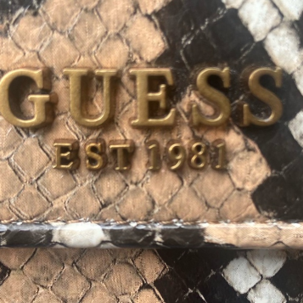 GUESS Multi-Color Snake Print Wallet - Picture 3 of 10